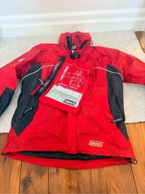 Coleman ladies size small Red Waterproof Jacket